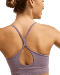 The Roxy Womens Rise & Vibe Crossed Bralette in Blackberry Wine