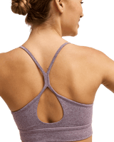 The Roxy Womens Rise & Vibe Crossed Bralette in Blackberry Wine