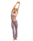 The Roxy Womens Rise & Vibe Crossed Bralette in Blackberry Wine
