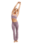 The Roxy Womens Rise & Vibe Crossed Bralette in Blackberry Wine