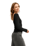 The Roxy Womens Playa Queen Top in Anthracite