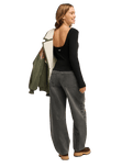 The Roxy Womens Playa Queen Top in Anthracite