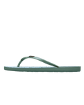 New Viva Printed Flip Flops in Oil Green