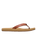 Porto Motif Flip Flops in Tan