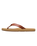 Porto Motif Flip Flops in Tan