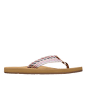 Porto Rope Flip Flops in Natural & Crazy Pink