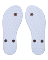 Viva Sparkle Flip Flops in Coconut Milk