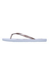 Viva Sparkle Flip Flops in Coconut Milk