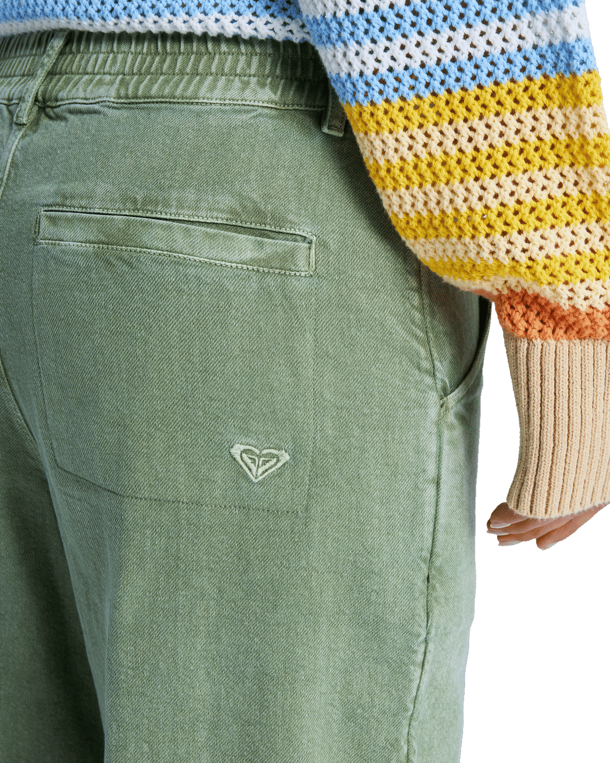 Break My Soul Trousers in Oil Green