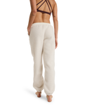 The Roxy Womens Waves Of Warmth Joggers in Whisper White