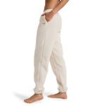 The Roxy Womens Waves Of Warmth Joggers in Whisper White