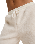 The Roxy Womens Waves Of Warmth Joggers in Whisper White