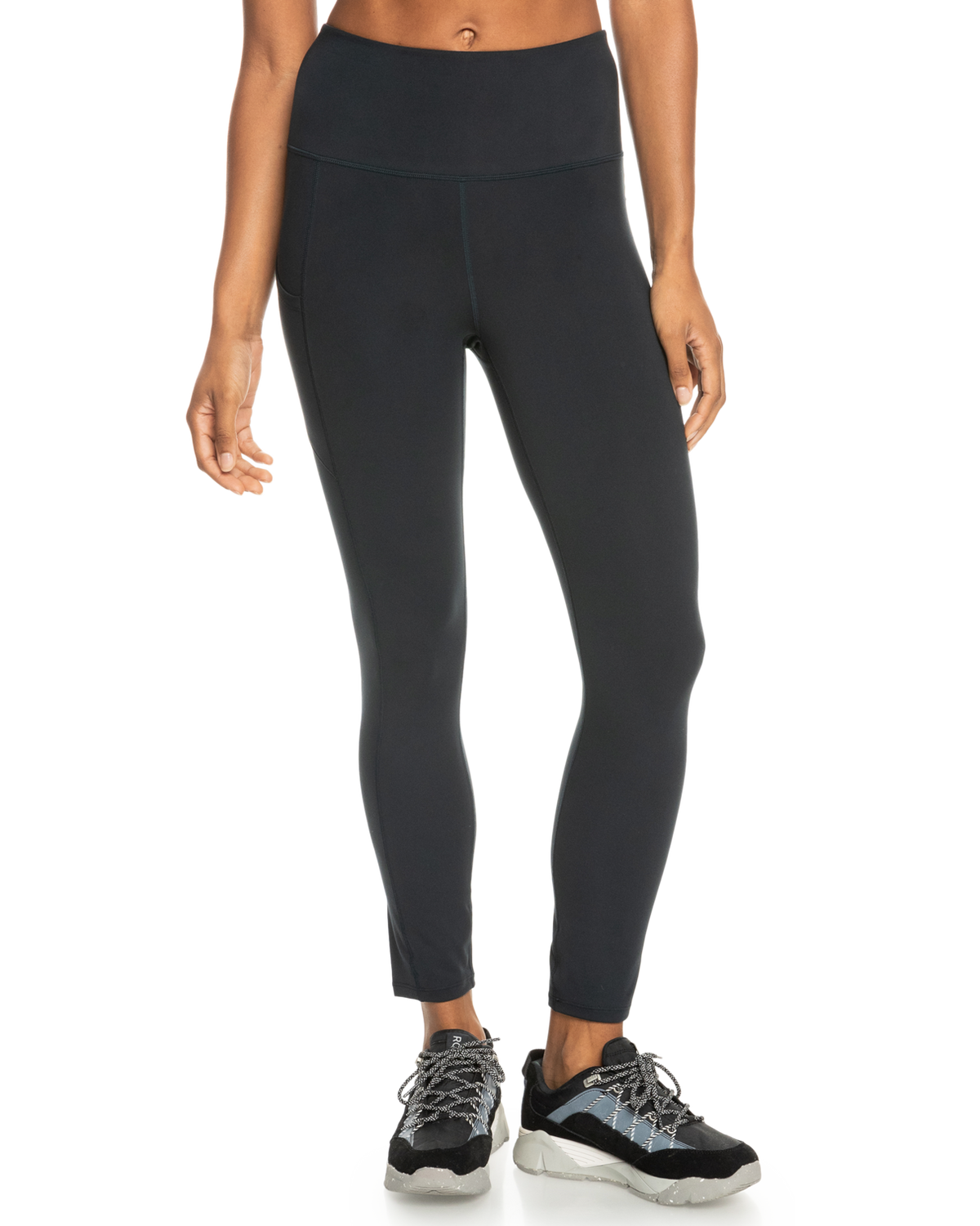 The Roxy Womens Heart Into It Leggings in Anthracite