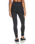 The Roxy Womens Heart Into It Leggings in Anthracite