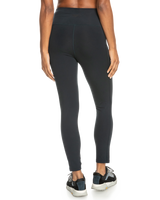 The Roxy Womens Heart Into It Leggings in Anthracite