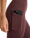 The Roxy Womens Heart Into It Leggings in Huckleberry