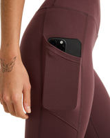 The Roxy Womens Heart Into It Leggings in Huckleberry