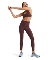 The Roxy Womens Heart Into It Leggings in Huckleberry