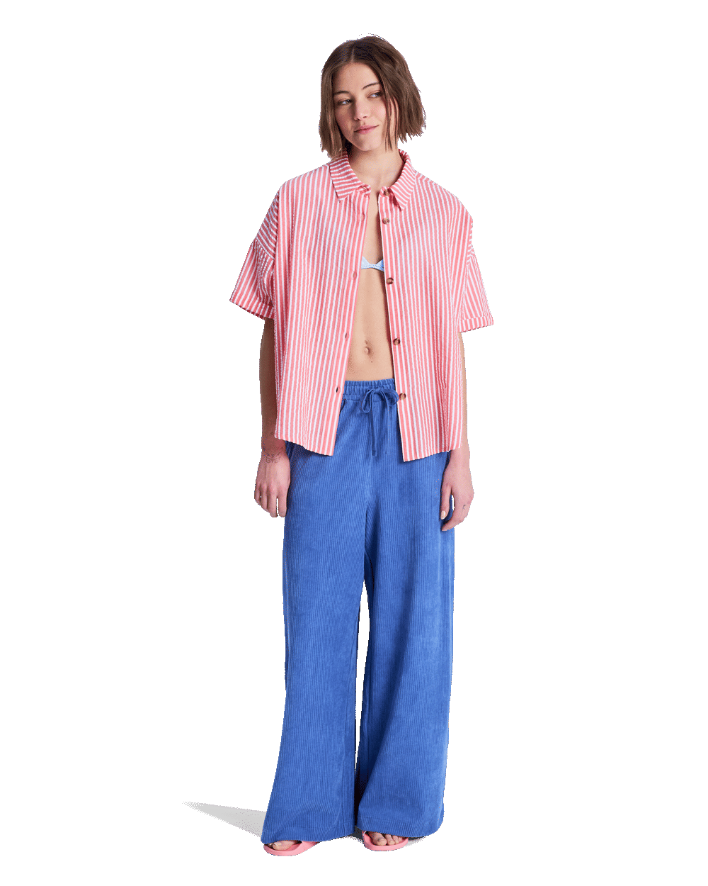 Lekeitio Khit Corduroy Trousers in Dutch Blue