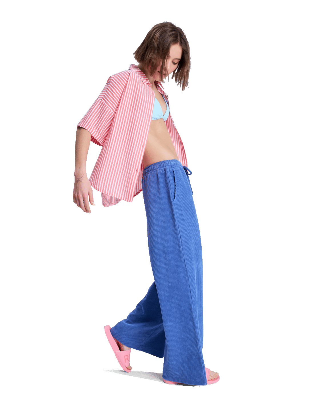 Lekeitio Khit Corduroy Trousers in Dutch Blue