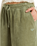 The Roxy Womens Lekeitio Knit Corduroy Trousers in Oil Green
