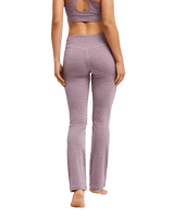 The Roxy Womens Rise & Vibe Boot Leg Leggings in Blackberry Wine