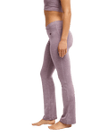 The Roxy Womens Rise & Vibe Boot Leg Leggings in Blackberry Wine