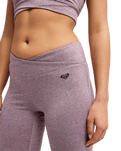 The Roxy Womens Rise & Vibe Boot Leg Leggings in Blackberry Wine