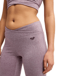 The Roxy Womens Rise & Vibe Boot Leg Leggings in Blackberry Wine