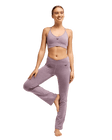 The Roxy Womens Rise & Vibe Boot Leg Leggings in Blackberry Wine