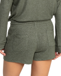 The Roxy Womens Saturdaze Cosy Shorts in Agave Green