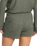 The Roxy Womens Saturdaze Cosy Shorts in Agave Green