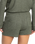 The Roxy Womens Saturdaze Cosy Shorts in Agave Green