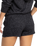 The Roxy Womens Saturdaze Cosy Shorts in Anthracite