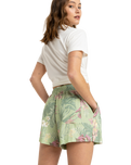 The Roxy Lekeitio Printed Shorts in Foam Green Coastal | Available at Anns Cottage