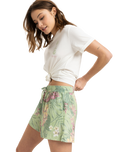The Roxy Lekeitio Printed Shorts in Foam Green Coastal | Available at Anns Cottage