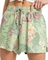 The Roxy Lekeitio Printed Shorts in Foam Green Coastal | Available at Anns Cottage