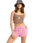The Roxy Womens Scenic Route Shorts in Orchid Smoke