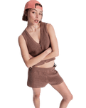 Beach Bungalow Walkshorts in Brownie