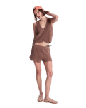 Beach Bungalow Walkshorts in Brownie