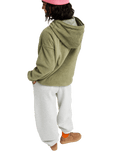 The Roxy Womens Cool Calling Fleece Jacket in Oil Green