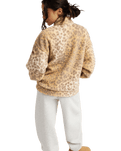 The Roxy Womens Jive Talking Bonded Fleece Jacket in Wild Side