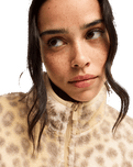 The Roxy Womens Jive Talking Bonded Fleece Jacket in Wild Side