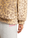 The Roxy Womens Jive Talking Bonded Fleece Jacket in Wild Side