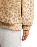 The Roxy Womens Jive Talking Bonded Fleece Jacket in Wild Side