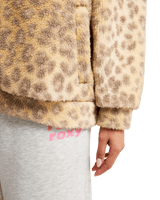 The Roxy Womens Jive Talking Bonded Fleece Jacket in Wild Side