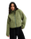 The Roxy Womens Blurry Cloud Zip Fleece Jacket in Oil Green