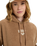 The Roxy Womens Cool Calling Polar Fleece Hoodie in Woodsmoke