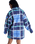 Over & Above Jacket in Dutch Blue Plaid Fade
