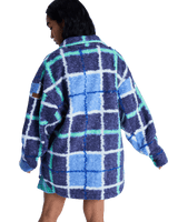 Over & Above Jacket in Dutch Blue Plaid Fade